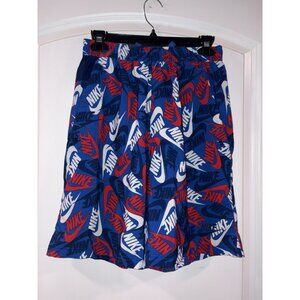 Nike Men’s Swim Bathing‎ Suit All Over Design Red/White/Blue Fast Shipping!